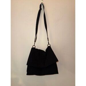 Issey Miyake Black Foldover Crossbody